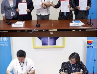 DSWD, UNICEF sign MOU for responsive social protection system during disasters